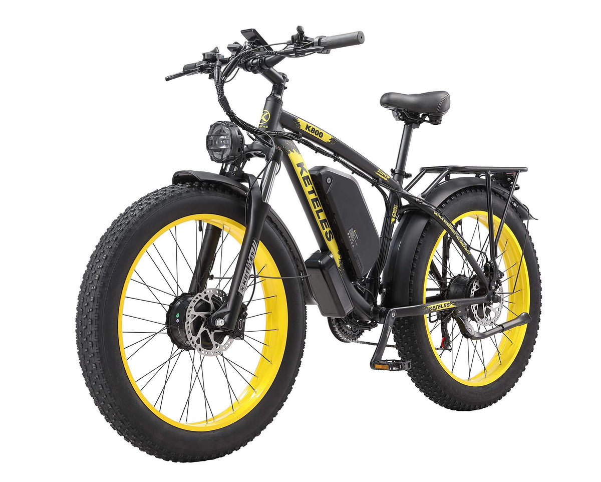 KETELES K800 2000W dual Motors Electric Bike 23AH Battery Electric 26