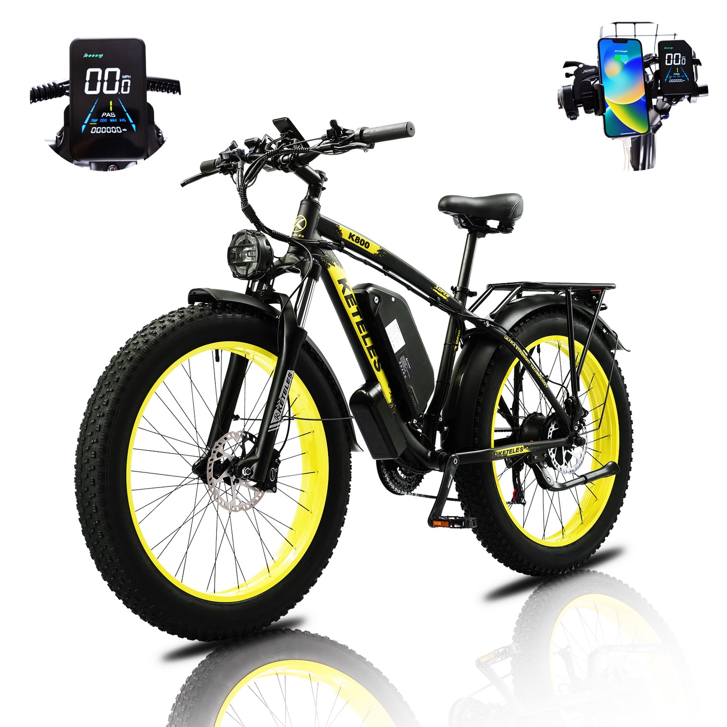 KETELES K800 1000W E-bike 20AH Single Motor Version
