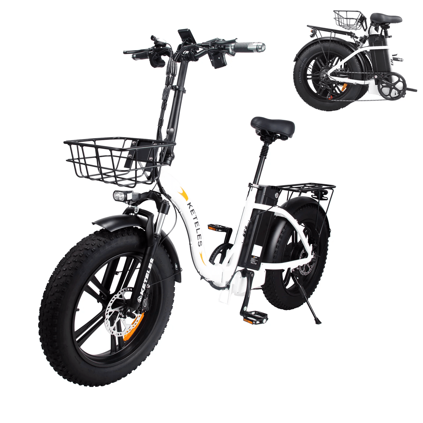 KETELES KF9 1000W 17.5Ah 20‘’ Folding Electric Bicycle