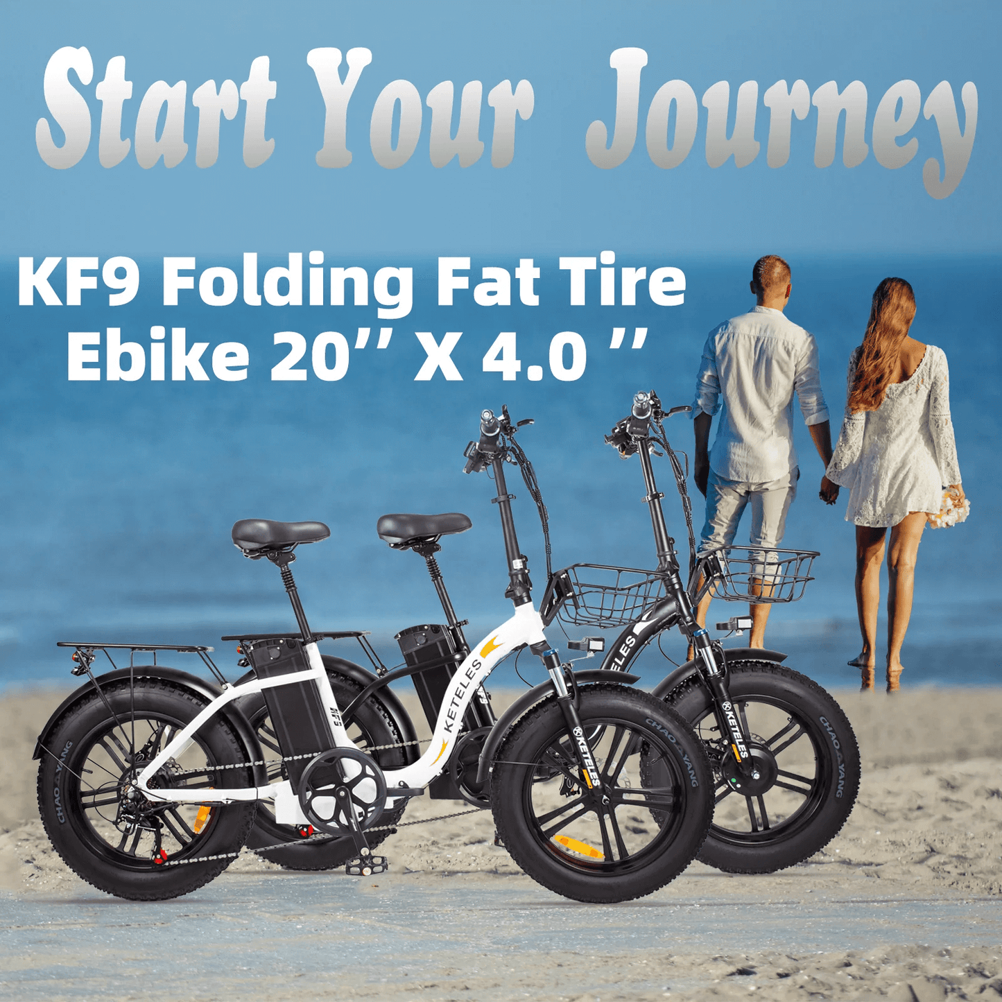 KETELES KF9 1000W 17.5Ah 20‘’ Folding Electric Bicycle