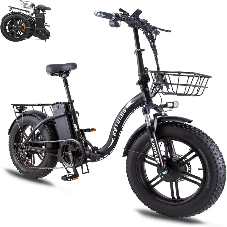 KETELES KF9 2×1000W dual Motors 48V 23Ah 20" Inch folding Commuter Electric Bike