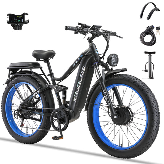 KETELES K801  2×2000W dual Motors 60V 35AH 26" Inch Fat Tire E-Bike