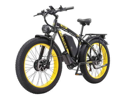 KETELES K800 2000W dual Motors Electric Bike 23AH Battery Electric 26" Inch Fat Tire E-Bike