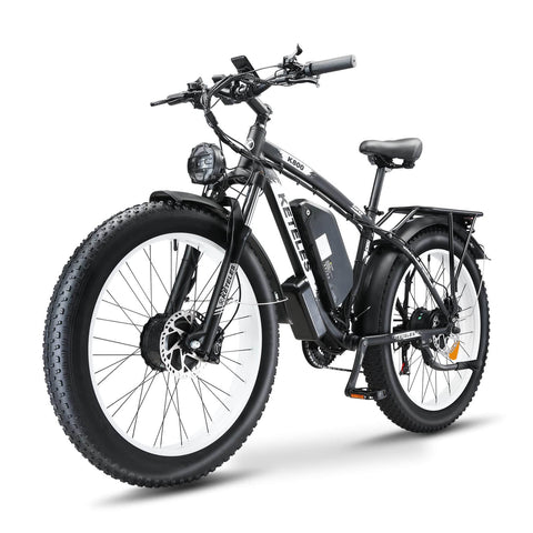 KETELES K800 2000W dual Motors Electric Bike 23AH Battery Electric 26" Inch Fat Tire E-Bike