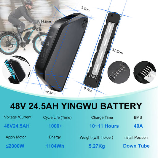 Keteles ebike 48V 24.5AH baterry