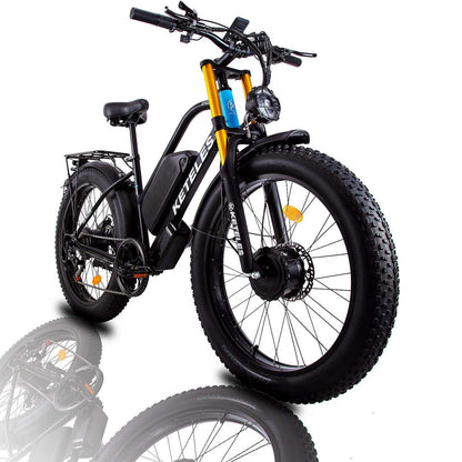 KETELES XF4000 2000W Dual Motor Electric Bike 48V 23AH Fat Tire E-Bike