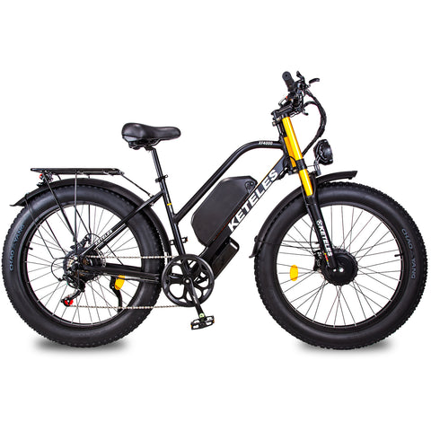 KETELES XF4000 2000W Dual Motor Electric Bike 48V 23AH Fat Tire E-Bike